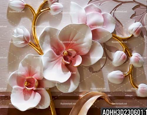 Tranh dán tường Hoa 3D- batch_ADHH3D230601-1 - Kết quả tìm kiếm tranh tường